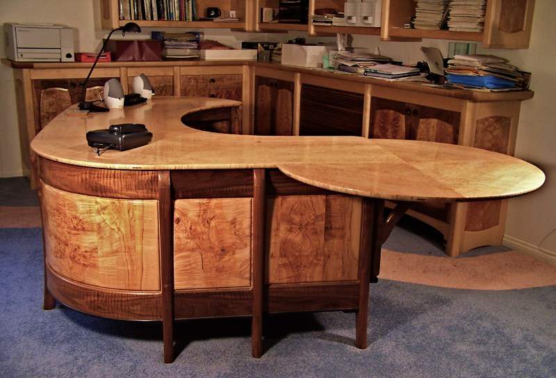 Carolee's Desk - Extension Table Opened